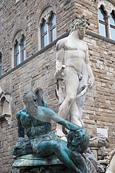 Neptune Fountain - Fontana di Nettuno by Ammannati (1565), Florence photo