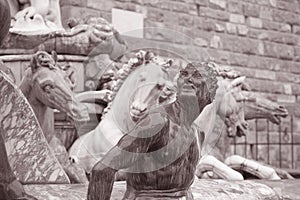 Neptune Fountain - Fontana di Nettuno by Ammannati (1565), Florence photo