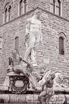 Neptune Fountain - Fontana di Nettuno by Ammannati (1565), Florece photo