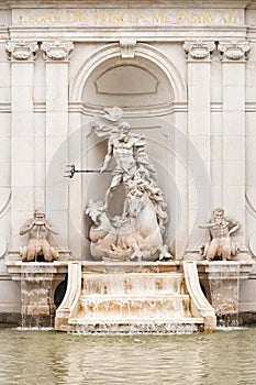 Neptune fountain in Vienna
