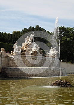 Neptune fountain in Vienna