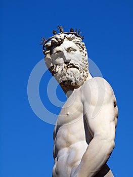 Neptune - greek god statue photo