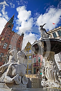 Neptune in old town of Gdansk