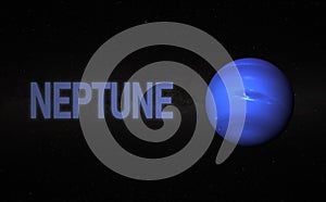 neptune planet in the milky way, creative sci-fi art, surreal abstract photo elements of this image furnished by nasa