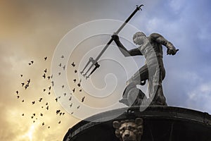 Neptune's Fountain, Gdansk, Poland