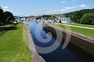 Neptune's Staircase on the Caledonian Canal,