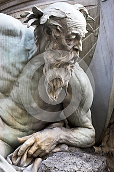 Neptune statue photo