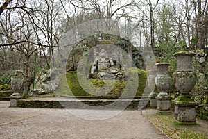 Neptune Statue Bomarzo, Italy