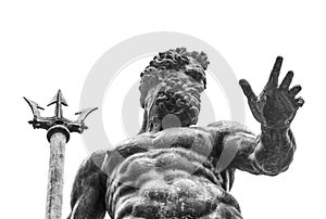 Neptune statue in firenze square photo