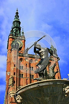 Neptune statue and Town hall