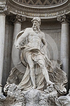 Neptune statue, Trevi Fountain, Rome