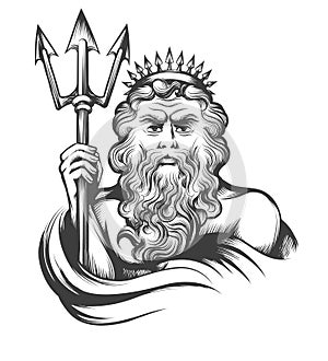 Neptune with Trident