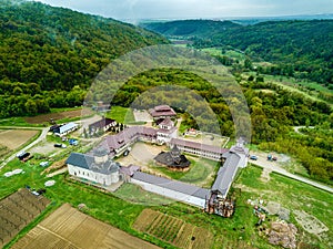 Nera Monastery near Nera Gorges, Banat, Romania photo