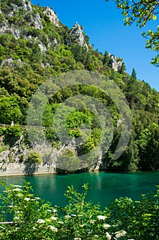 The Nera river near Stifone, with its crystal clear waters