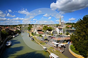 Nerac, French destination on Baise River.