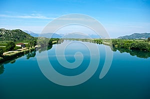 Neretva river in Croatia