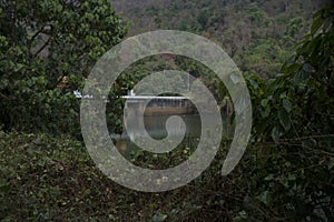 Neriamangalam dam in Periyar river, a hydro electric project, Kerala, India