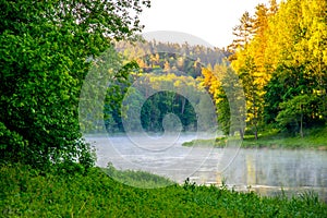 Neris regional park in Lithuania