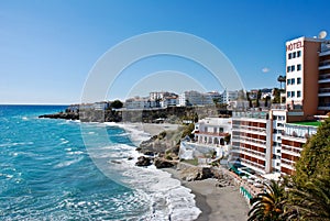 Nerja Beach and City photo