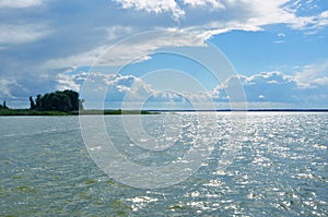Nero lake and Rozhdestvensky island in Rostov The Great