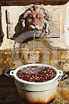 Nerola, a medieval village in central Italy photo