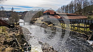 Nes Verk Iron Works Museum in Tvedestrand Norway