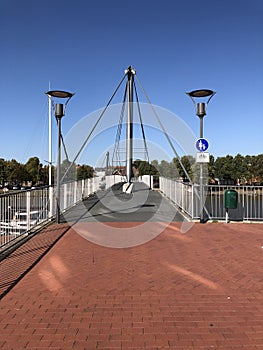 Nessebrucke bridge over the Leda river