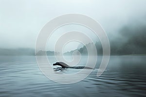 Nessie, the Lake Monster of Loch Ness photo