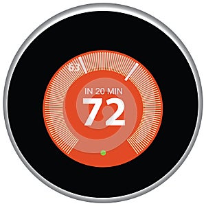 Nest Thermostat Red