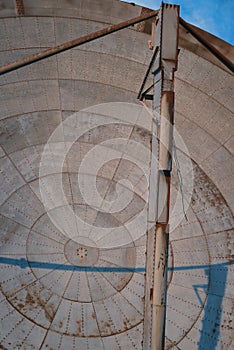 The communication parabola at Comano Former NATO Base, Tuscany, Italy photo