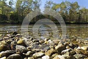 Nestos river at Thrace, Greece