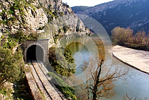 Nestos river at Thrace, Greece