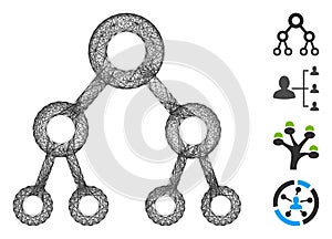 Net Binary Tree Vector Mesh