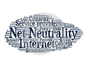Net Neutrality - Illustration photo