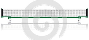 Net for table tennis ping pong vector illustration