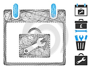 Net Toolbox Calendar Day Vector Mesh