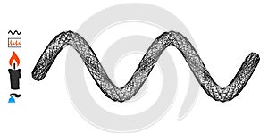 Net Wave Signal Vector Mesh