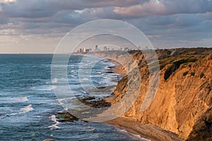 Netanya view from Apollonia National Park