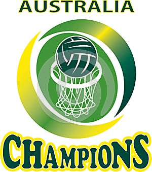 Netball Ball Hoop champions Australia