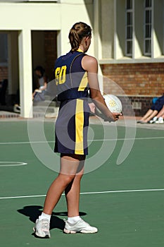 Netball girl photo