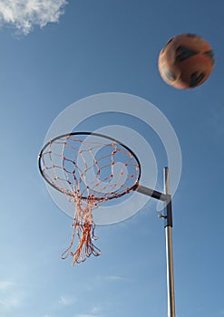 Netball Hoop and Netball