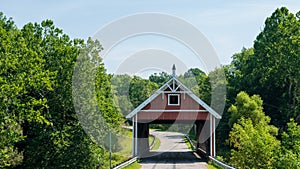 Netcher Road Covered Bridge in Ashtabula County, Ohio