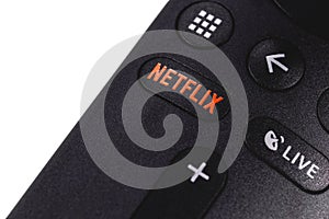 Netflix button on the remote controller