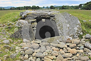 Nether Largie South Neolithic Chamber Tomb at Kilmartin Glen, Near Oban, Argyll Scotland