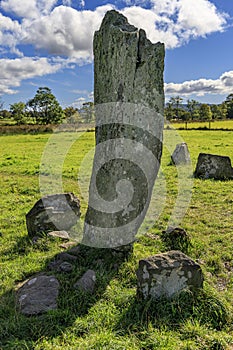 Nether Largie standing stones, Kilmartin Glen, Argyll, Scotland, United Kingdom