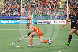 Netherlands beats Belgium during the Hockey World Cup 2014