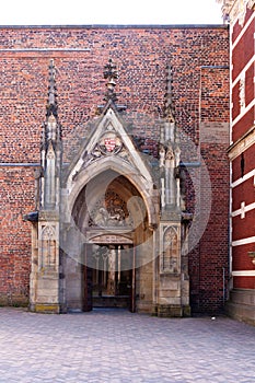 Door of St. Martin\'s Cathedral in Utrecht photo