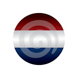 netherlands flag. Vector illustration decorative design photo