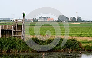 View on the former harbor of Schokland