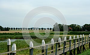 View on the former harbor of Schokland